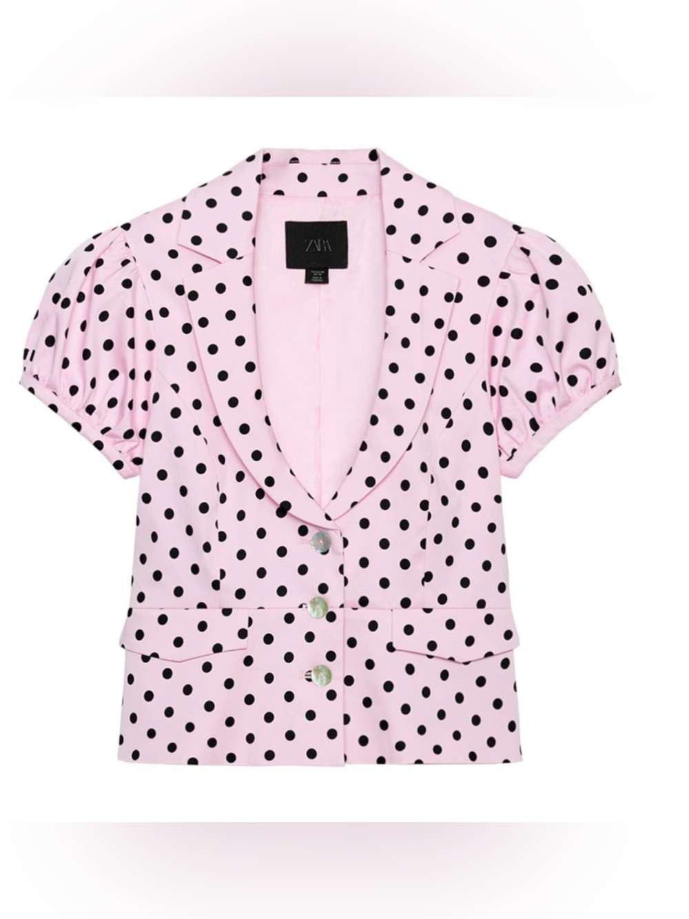 Zara polka dot jacket